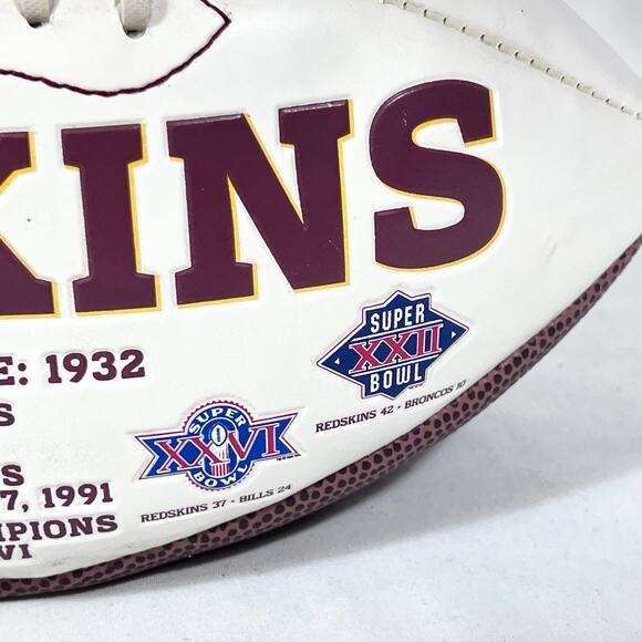 Washington Redskins Team-Signed 8 Autographed Football - Picture 11 of 12